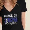 Senior 2026 Class Of 2026 Graduation 2026 Women's Jersey Short Sleeve Deep V-Neck Tshirt