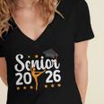 Senior Dancer 2026 Graduation Dance Senior 2026 Women's Jersey Short Sleeve Deep V-Neck Tshirt