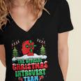 Snow Christmas Introvert Team Introverted Introvert Xmas Women's Jersey Short Sleeve Deep V-Neck Tshirt Snow Christmas Introvert Team Introverted Introvert Xmas Women's Jersey Short Sleeve Deep V-Neck Tshirt