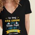 So Long 4th Grade Graduation 2025 School 5th Grade Here Come Women's Jersey Short Sleeve Deep V-Neck Tshirt