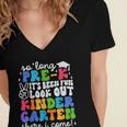 So Long Pre K Graduation Kindergarten Here I Come Kids 2024 Women's Jersey Short Sleeve Deep V-Neck Tshirt