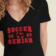 Soccer Senior Night Soccer Senior 2025 Graduation 4 Women's Jersey Short Sleeve Deep V-Neck Tshirt