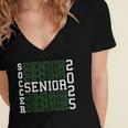 Soccer Senior Night Soccer Senior 2025 Graduation 45 Women's Jersey Short Sleeve Deep V-Neck Tshirt