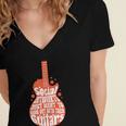 Social Introverts Hang Out With Guitars Musician Guitarist Women's Jersey Short Sleeve Deep V-Neck Tshirt Social Introverts Hang Out With Guitars Musician Guitarist Women's Jersey Short Sleeve Deep V-Neck Tshirt