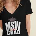 Social Work MSW Graduation Masters Degree Worker 2020 Women's Jersey Short Sleeve Deep V-Neck Tshirt
