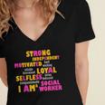 Social WorkerShirt Graduation Social Work Month Women's Jersey Short Sleeve Deep V-Neck Tshirt