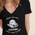 Sorry I Was Late I Didn't Want To Come Introvert Women's Jersey Short Sleeve Deep V-Neck Tshirt Sorry I Was Late I Didn't Want To Come Introvert Women's Jersey Short Sleeve Deep V-Neck Tshirt