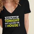 Staying Alone Big Plans Tonight Ideal For Introverts Women's Jersey Short Sleeve Deep V-Neck Tshirt Staying Alone Big Plans Tonight Ideal For Introverts Women's Jersey Short Sleeve Deep V-Neck Tshirt