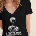 Stick Shift Nostalgia Column Shift Line Women's Jersey Short Sleeve Deep V-Neck Tshirt