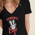 Students Bye Shirt Last Day Of School Graduation 2019 Women's Jersey Short Sleeve Deep V-Neck Tshirt