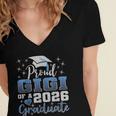Super Proud Gigi Of 2026 Graduate Senior Graduation Family Women's Jersey Short Sleeve Deep V-Neck Tshirt