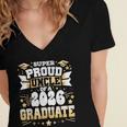 Super Proud Uncle Of A Class Of 2026 Graduate Graduation Women's Jersey Short Sleeve Deep V-Neck Tshirt