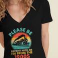 Train Please Be Patient I'm From The 1900s Men Women's Jersey Short Sleeve Deep V-Neck Tshirt