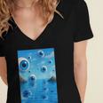 Trippy Weirdcore Frutiger Aero Surreal Eyeballs Y2K Women's Jersey Short Sleeve Deep V-Neck Tshirt Trippy Weirdcore Frutiger Aero Surreal Eyeballs Y2K Women's Jersey Short Sleeve Deep V-Neck Tshirt