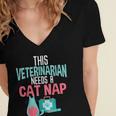 Veterinarian Graduation T-Shirt Men Women Humor Women's Jersey Short Sleeve Deep V-Neck Tshirt
