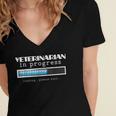 Veterinarian Progress Vet Graduation DVM Women's Jersey Short Sleeve Deep V-Neck Tshirt