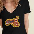 Vintage Class Of 1976 Bicentennial Graduation Year Women's Jersey Short Sleeve Deep V-Neck Tshirt
