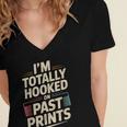Vintage Label Collectors Ephemera Enthusiasts Nostalgia Fans Women's Jersey Short Sleeve Deep V-Neck Tshirt