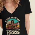 Vintage Please Be Patient I'm From The 1900s Men Women Women's Jersey Short Sleeve Deep V-Neck Tshirt