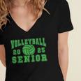 Volleyball Senior Night Volleyball Senior 2025 Graduation 16 Women's Jersey Short Sleeve Deep V-Neck Tshirt