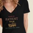 Women's Please Be Patient With Me I'm From The 1900s Women's Jersey Short Sleeve Deep V-Neck Tshirt