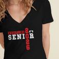 Wrestling Senior Night Wrestling Senior 2026 Graduation 13 Women's Jersey Short Sleeve Deep V-Neck Tshirt