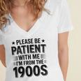 1900s Generation – Nostalgia Graphic Women's Jersey Short Sleeve Deep V-Neck Tshirt