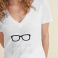 2020 A Class With Vision Perfect Eyesight GraduationWomen's Jersey Short Sleeve Deep V-Neck Tshirt