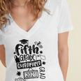 5th Grade Graduate 2021 Graduate Quarantine Fifth Graduation Women's Jersey Short Sleeve Deep V-Neck Tshirt