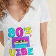 80's Vibe Retro Style Cassette Tape Nostalgia 1980s Party Premium Tri-Blend Women's Jersey Short Sleeve Deep V-Neck Tshirt 80's Vibe Retro Style Cassette Tape Nostalgia 1980s Party Premium Tri-Blend Women's Jersey Short Sleeve Deep V-Neck Tshirt