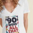 The 90s Were All That – Retro 1990s Nostalgia Tee Women's Jersey Short Sleeve Deep V-Neck Tshirt The 90s Were All That – Retro 1990s Nostalgia Tee Women's Jersey Short Sleeve Deep V-Neck Tshirt