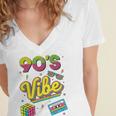 90s Nostalgia Retro Apparel 90'S Vibe Retro Women's Jersey Short Sleeve Deep V-Neck Tshirt 90s Nostalgia Retro Apparel 90'S Vibe Retro Women's Jersey Short Sleeve Deep V-Neck Tshirt