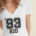 '93 Kid Perfect Vintage Retro Nostalgia Gear For Year 1993 Women's Jersey Short Sleeve Deep V-Neck Tshirt