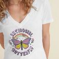 Antisocial Butterfly Tees For Introvert Men Women Girls Women's Jersey Short Sleeve Deep V-Neck Tshirt Antisocial Butterfly Tees For Introvert Men Women Girls Women's Jersey Short Sleeve Deep V-Neck Tshirt