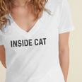 Antisocial Introvert Women Men Kids Inside Cat Women's Jersey Short Sleeve Deep V-Neck Tshirt Antisocial Introvert Women Men Kids Inside Cat Women's Jersey Short Sleeve Deep V-Neck Tshirt