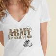 Army National Guard Mom Army National Guard Graduation Mom Women's Jersey Short Sleeve Deep V-Neck Tshirt