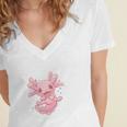 Axolovert Axolotl Humor Salamander Introvert Women's Jersey Short Sleeve Deep V-Neck Tshirt Axolovert Axolotl Humor Salamander Introvert Women's Jersey Short Sleeve Deep V-Neck Tshirt