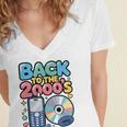 Back To The 2000s Retro Nostalgia Premium Tri-Blend Women's Jersey Short Sleeve Deep V-Neck Tshirt