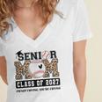 Baseball Senior Class Of 2027 Senior 2027 Graduation Women Women's Jersey Short Sleeve Deep V-Neck Tshirt