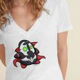 BODO Spawn Character Comic Book Shirt Premium Tri-Blend Women's Jersey Short Sleeve Deep V-Neck Tshirt