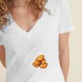 Chicken Nugget Saying Introvert Nuggie Foodie Food Women's Jersey Short Sleeve Deep V-Neck Tshirt Chicken Nugget Saying Introvert Nuggie Foodie Food Women's Jersey Short Sleeve Deep V-Neck Tshirt
