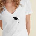 Class Of 2018 Last Name Letter Z Graduation Women's Jersey Short Sleeve Deep V-Neck Tshirt