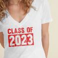 Class Of 2023 Future Graduation Tee Women's Jersey Short Sleeve Deep V-Neck Tshirt