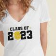 Class Of 2023 Graduation Waterpolo Senior 2023 Women's Jersey Short Sleeve Deep V-Neck Tshirt