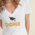 Class Of 2026 I Am So Done Graduation For Him Her Women Men Premium Tri-Blend Women's Jersey Short Sleeve Deep V-Neck Tshirt