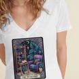 Color Graphic The Introvert Tarot Card Raglan Baseball Tee Women's Jersey Short Sleeve Deep V-Neck Tshirt Color Graphic The Introvert Tarot Card Raglan Baseball Tee Women's Jersey Short Sleeve Deep V-Neck Tshirt