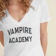 Crazy Anti Social VAMPIRE ACADEMY Introvert Stay Away From Women's Jersey Short Sleeve Deep V-Neck Tshirt