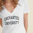 Crazy Stay Away From Me ENCHANTED UNIVERSITY Introvert Women's Jersey Short Sleeve Deep V-Neck Tshirt Crazy Stay Away From Me ENCHANTED UNIVERSITY Introvert Women's Jersey Short Sleeve Deep V-Neck Tshirt