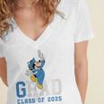 Disney Mickey Mouse 2025 Graduation Class Of '25 Rad Grad Premium Tri-Blend Women's Jersey Short Sleeve Deep V-Neck Tshirt