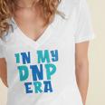 DNP Graduation In My DNP Era DNP Apparel Doctor Of Nursing Women's Jersey Short Sleeve Deep V-Neck Tshirt